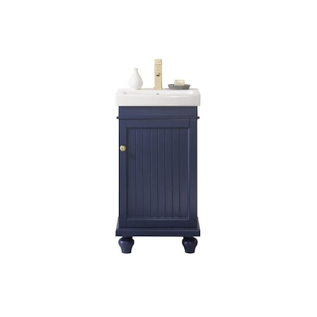 Legion Furniture 18 in. Blue Sink Vanity WLF9318-B